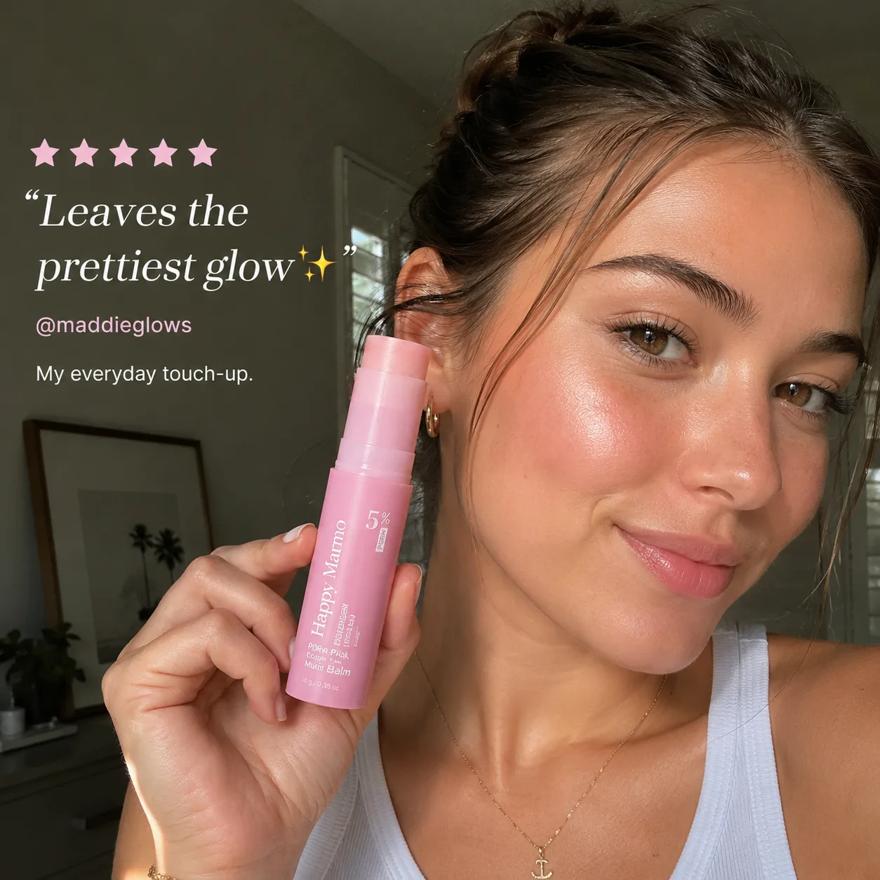Happy Marmo PDRN Pink Collagen Multi Balm everyday glow routine visual 1